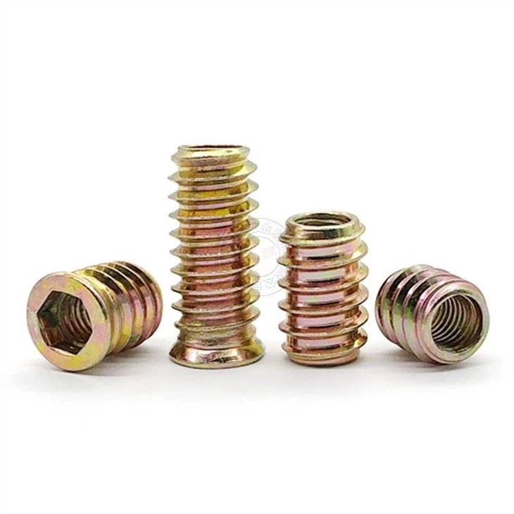 Customized M4 Threaded Insert Nuts For Wood